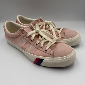 Pro-Keds Royal Lo Mens 10 Pink Canvas Suede Low Top Sneakers PK66131
